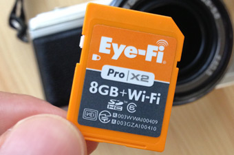 Eye-Fi（Wi-Fi機能付きSDカード）