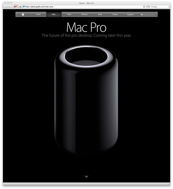 新型 Mac Pro 2013